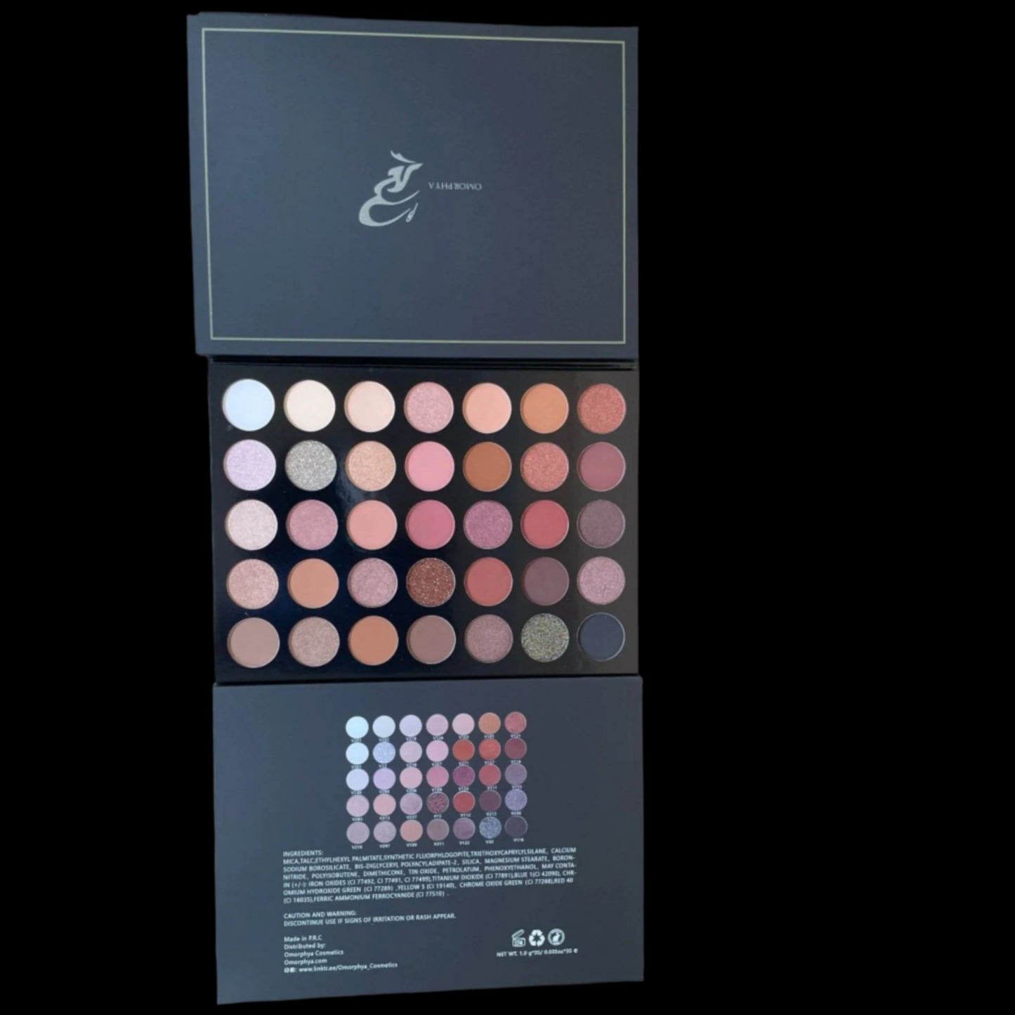Venus Shades (Nude Eyeshadow) , Eyeshadow- Omorphya Cosmetics