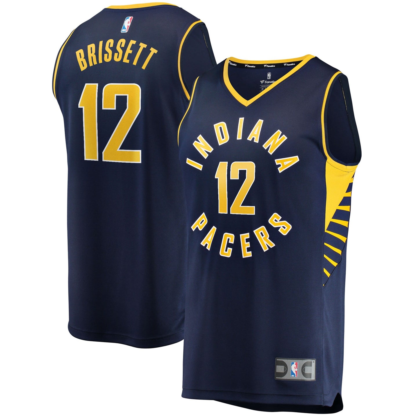 Oshae Brissett Indiana Pacers Fanatics Branded 2021/22 Fast Break Replica Jersey - Icon Edition - Navy