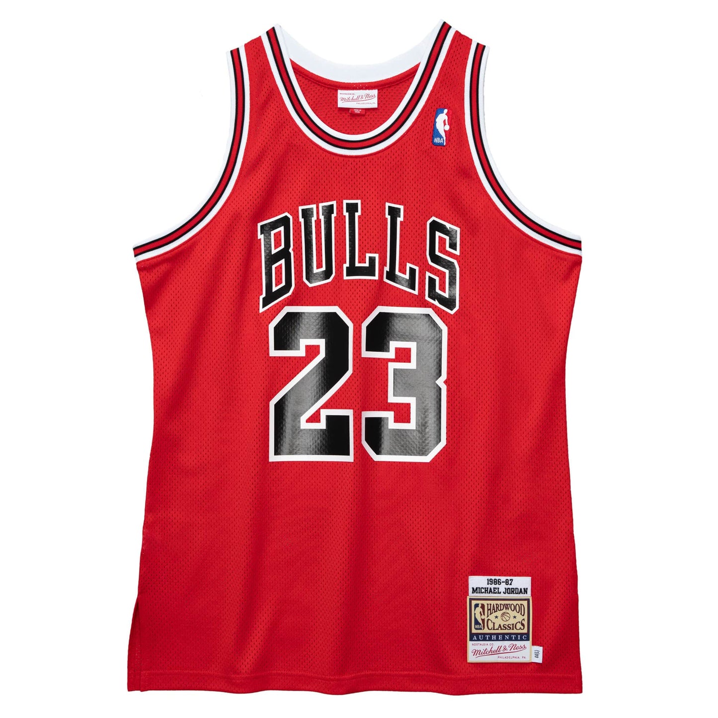 Authentic Michael Jordans Chicago Bulls 1986-87 Jersey
