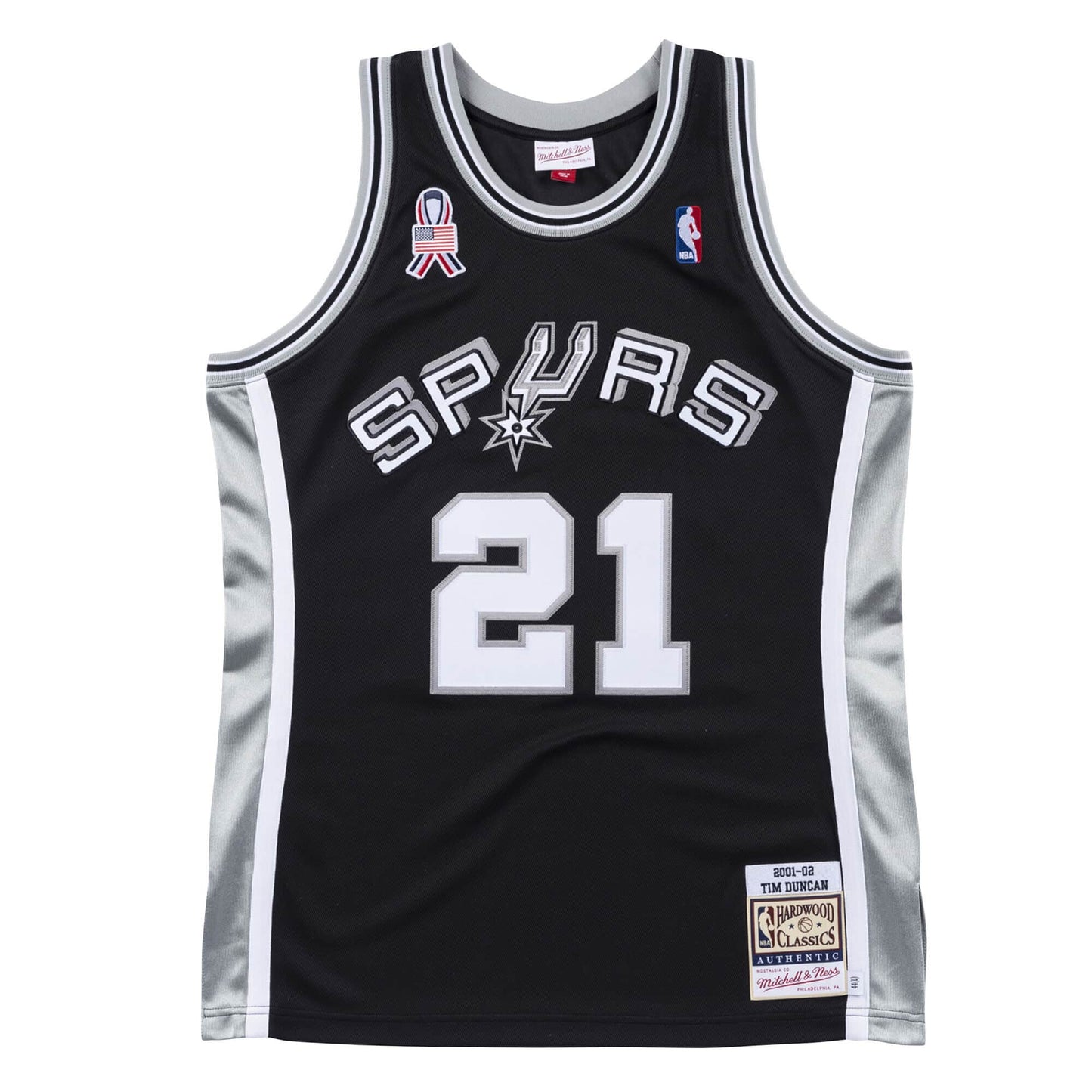 Authentic Jersey San Antonio Spurs 2001-02 Tim Duncan