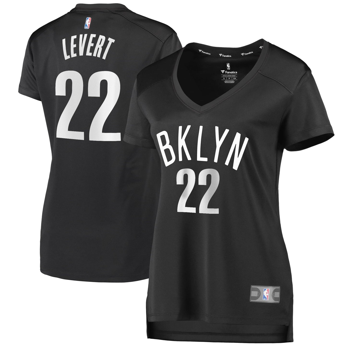 Women's Fanatics Branded Caris LeVert Charcoal Brooklyn Nets Fast Break Player Jersey - Statement Edition
