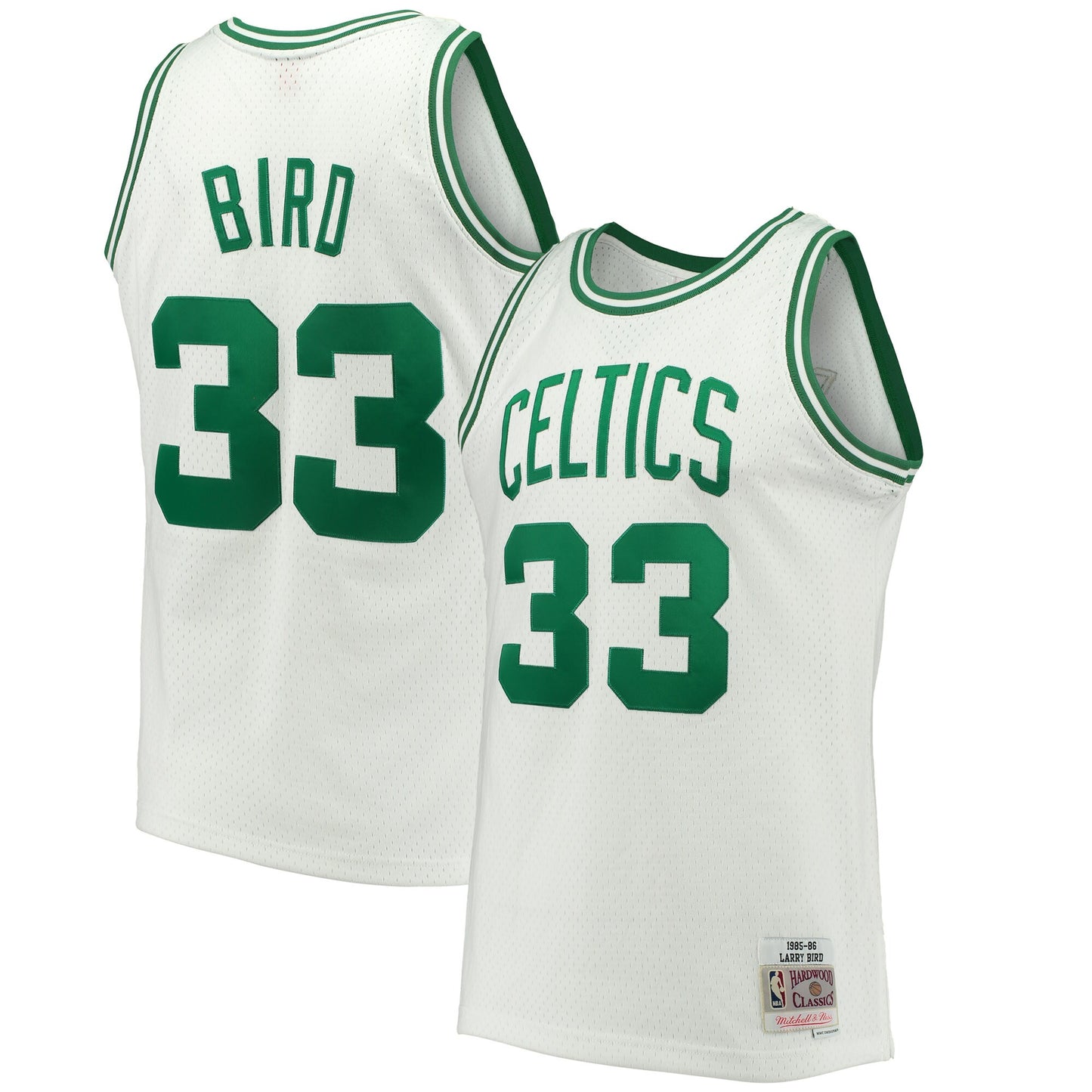 Larry Bird Boston Celtics Mitchell & Ness Hardwood Classics Swingman Jersey - White