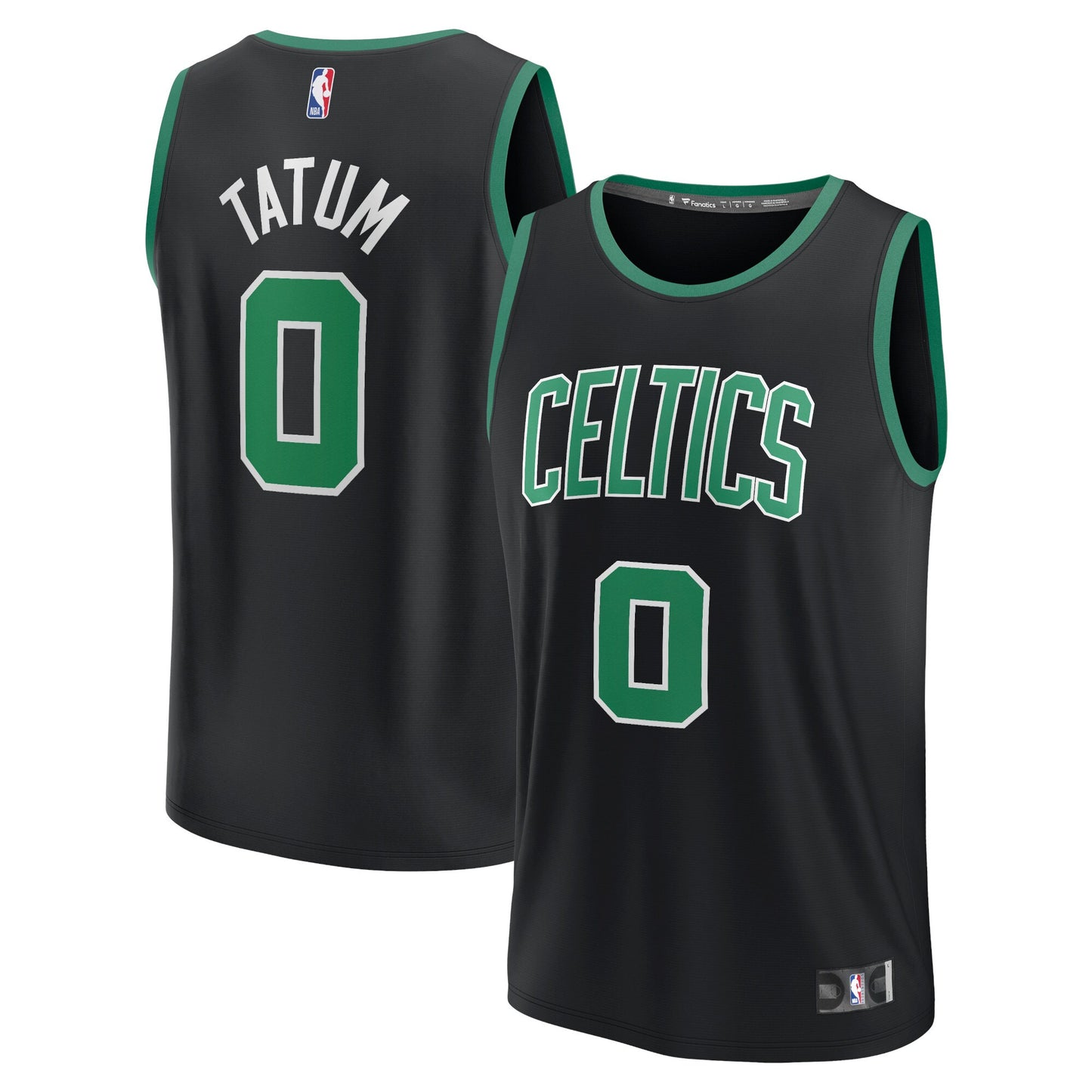 Jayson Tatum Boston Celtics Fanatics Branded Fast Break Replica Player Jersey - Statement Edition - Black