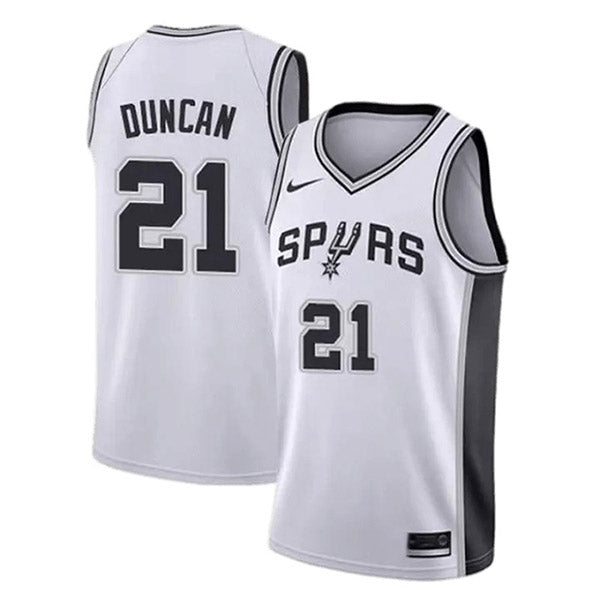Men's San Antonio Spurs Tim Duncan Association Jersey - White