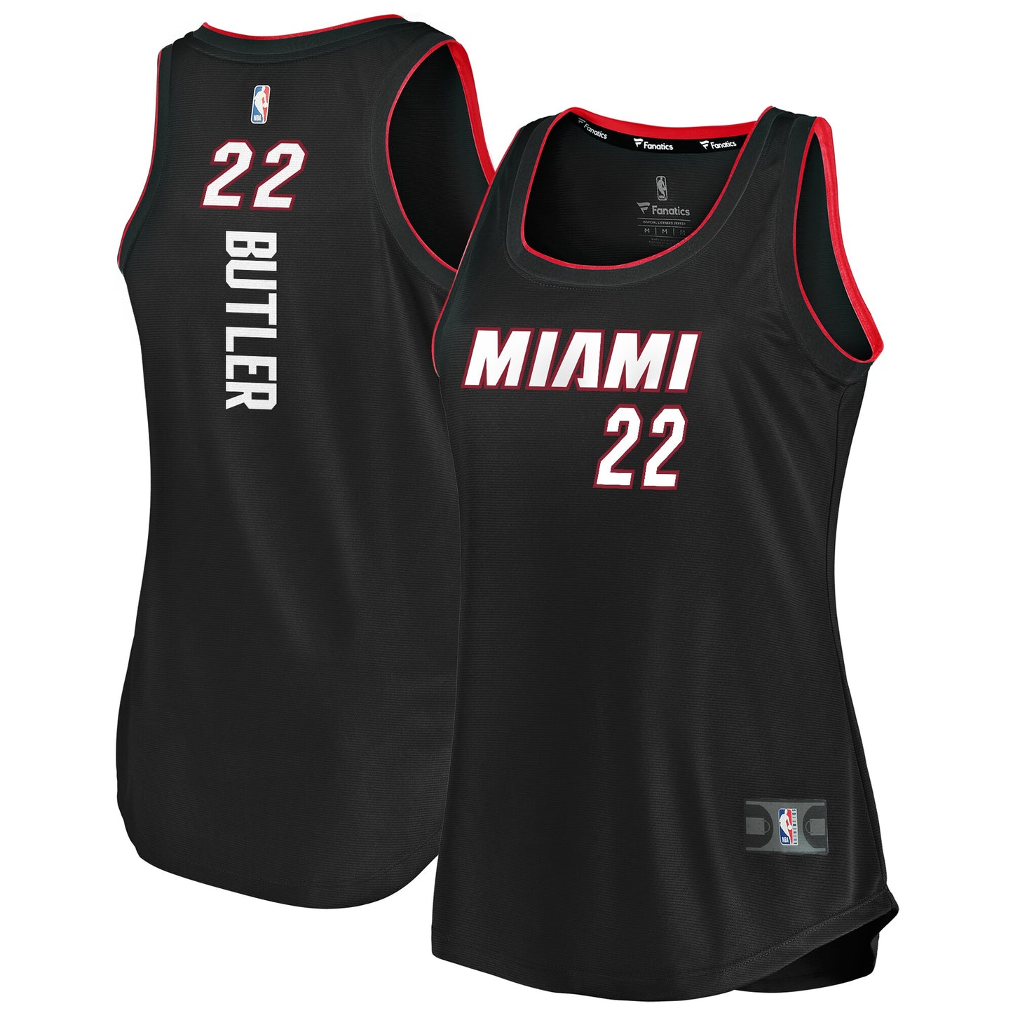 Jimmy Butler Miami Heat Fanatics Branded Women's 2019/20 Fast Break Team Tank Jersey - Icon Edition - Black