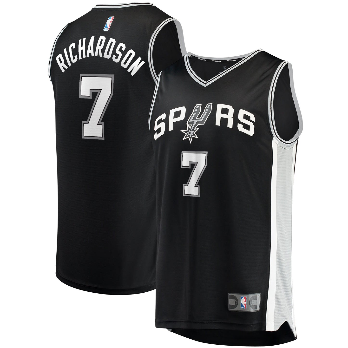 Josh Richardson San Antonio Spurs Fanatics Branded 2021/22 Fast Break Replica Jersey - Icon Edition - Black