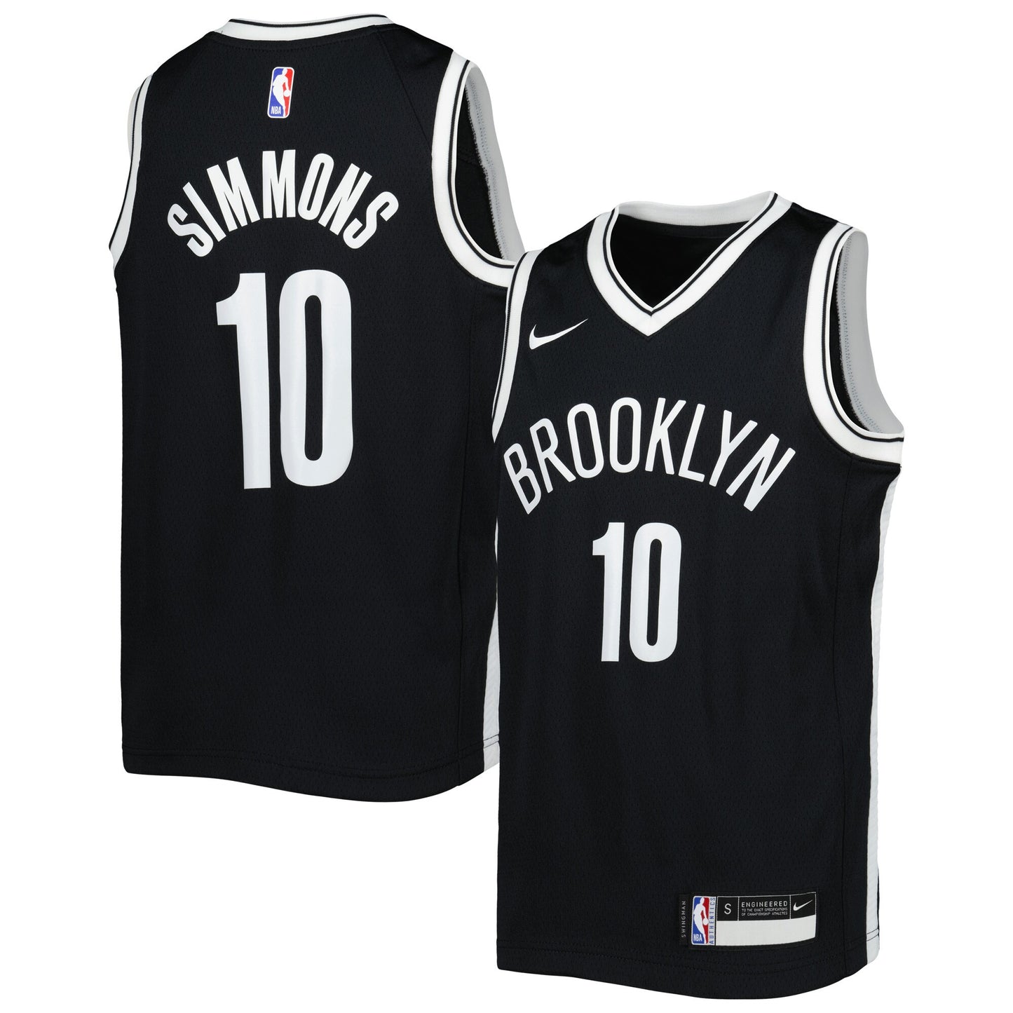 Ben Simmons Brooklyn Nets Nike Youth 2021/22 Swingman Jersey - Icon Edition - Black