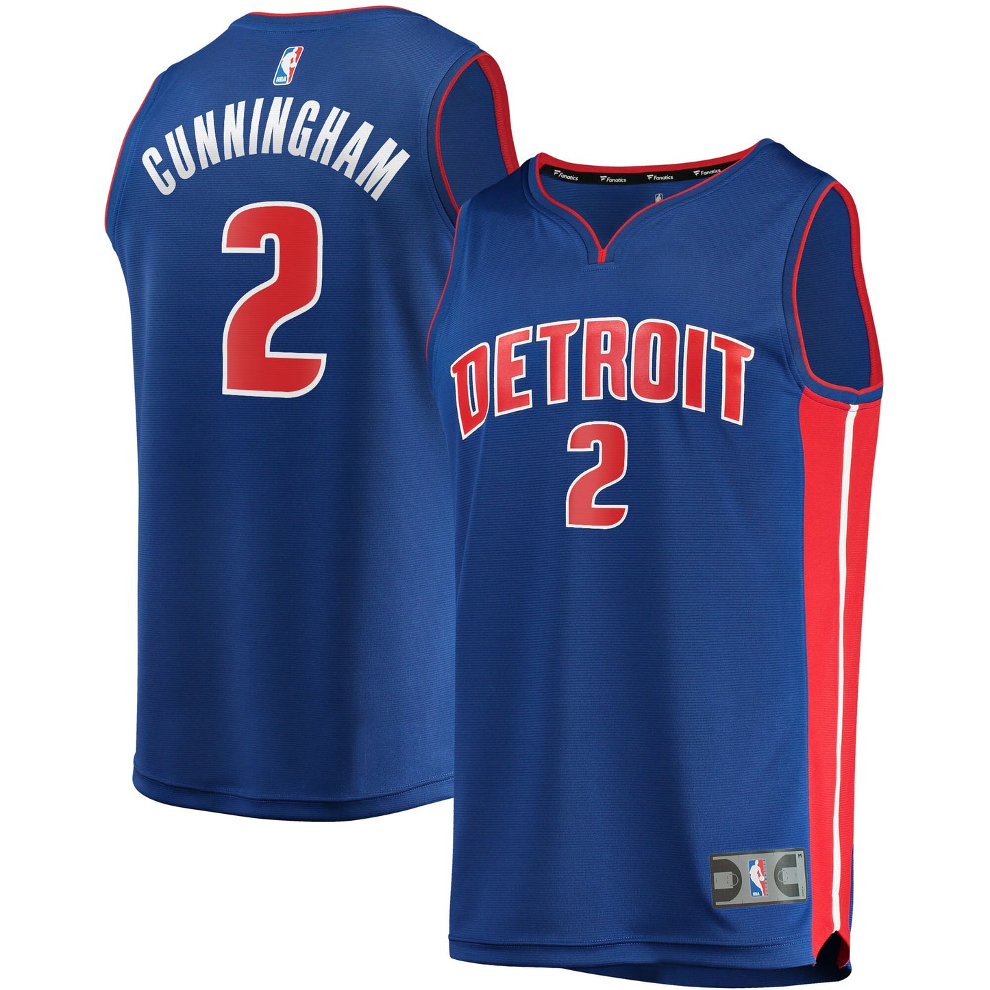 Cade Cunningham Detroit Pistons Fanatics Branded 2021/22 Fast Break Replica Jersey - Icon Edition - Blue