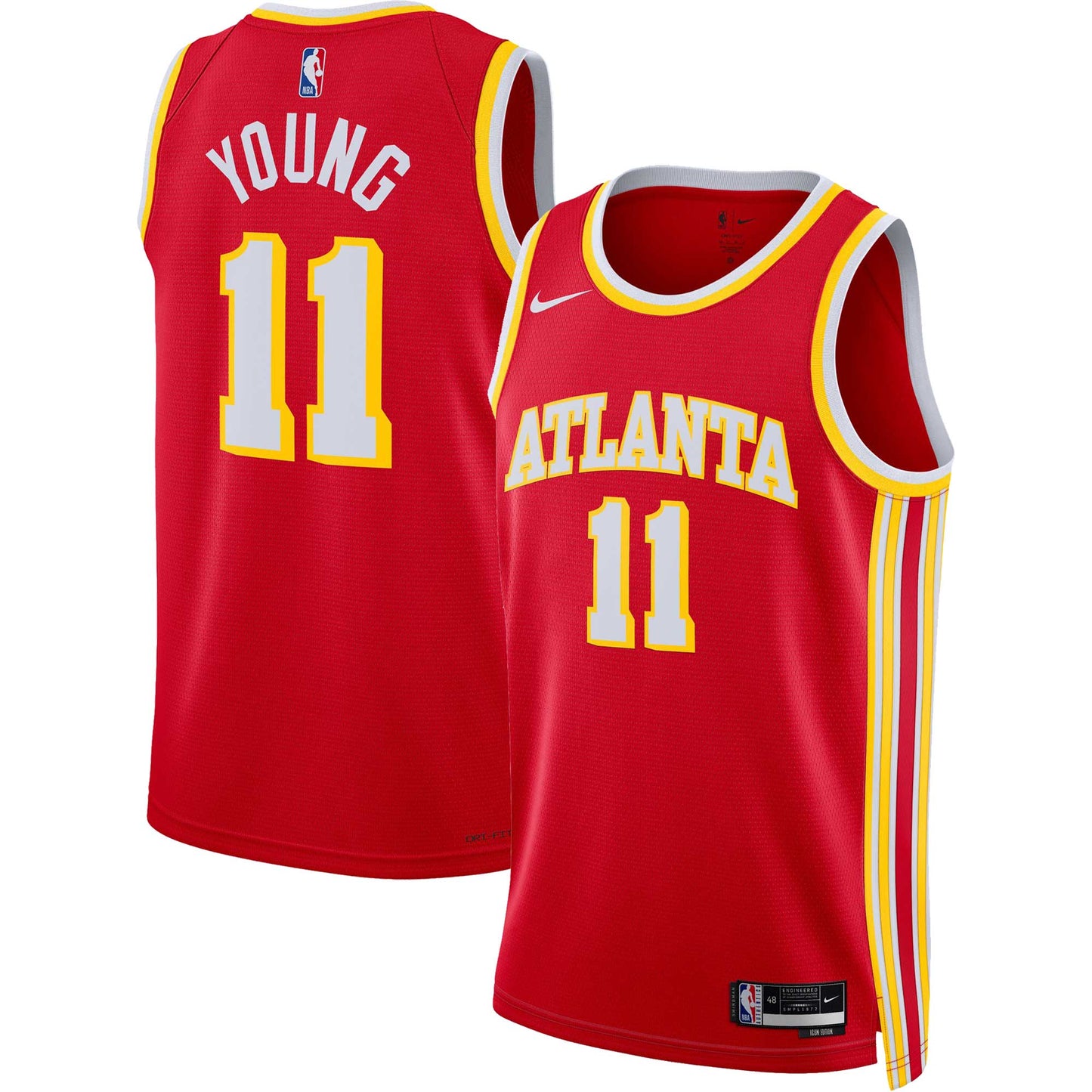Trae Young Atlanta Hawks Nike Unisex Swingman Jersey - Association Edition - Red