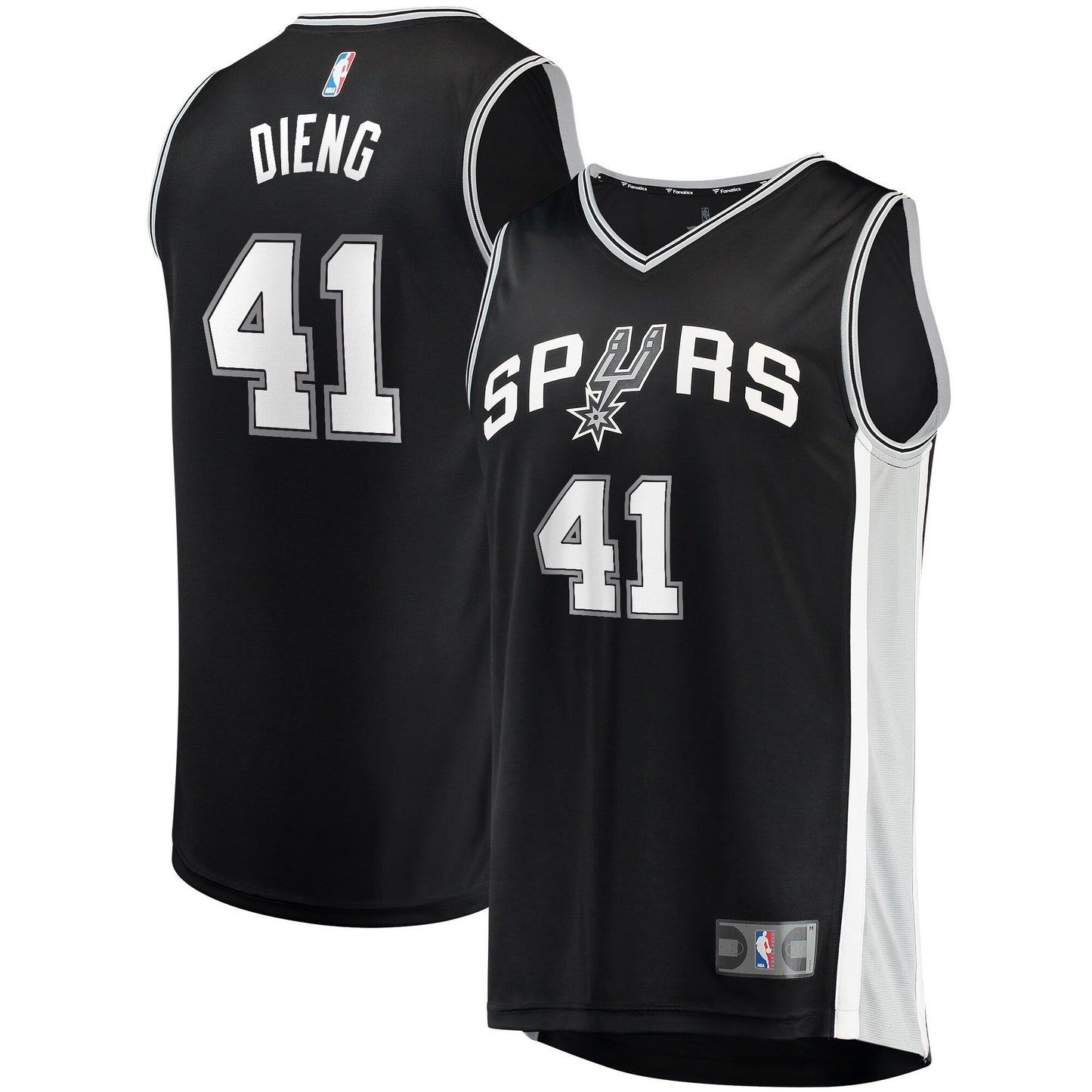 Gorgui Dieng San Antonio Spurs Fanatics Branded Youth Fast Break Player Jersey - Icon Edition - Black
