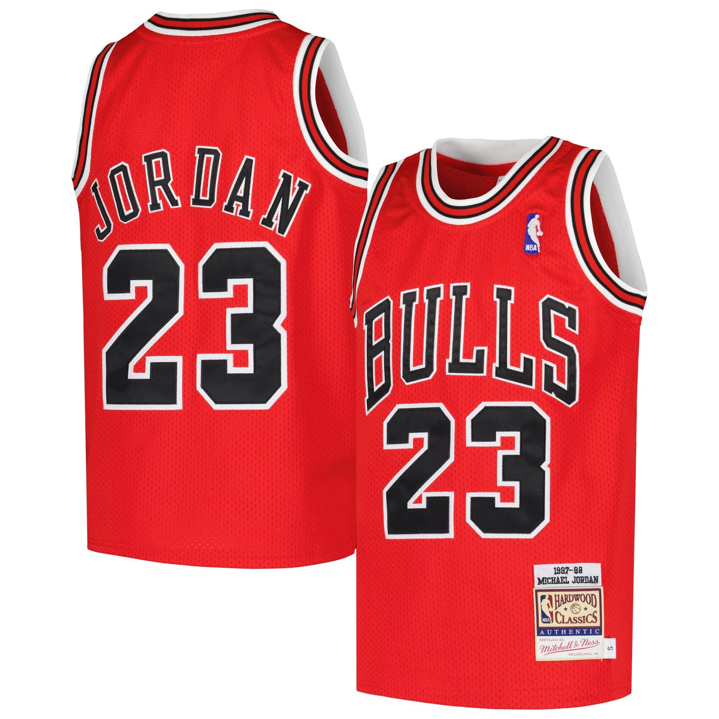 Michael Jordans Chicago Bulls Mitchell & Ness Youth Hardwood Classics 1997-98 Authentic Jersey - Red