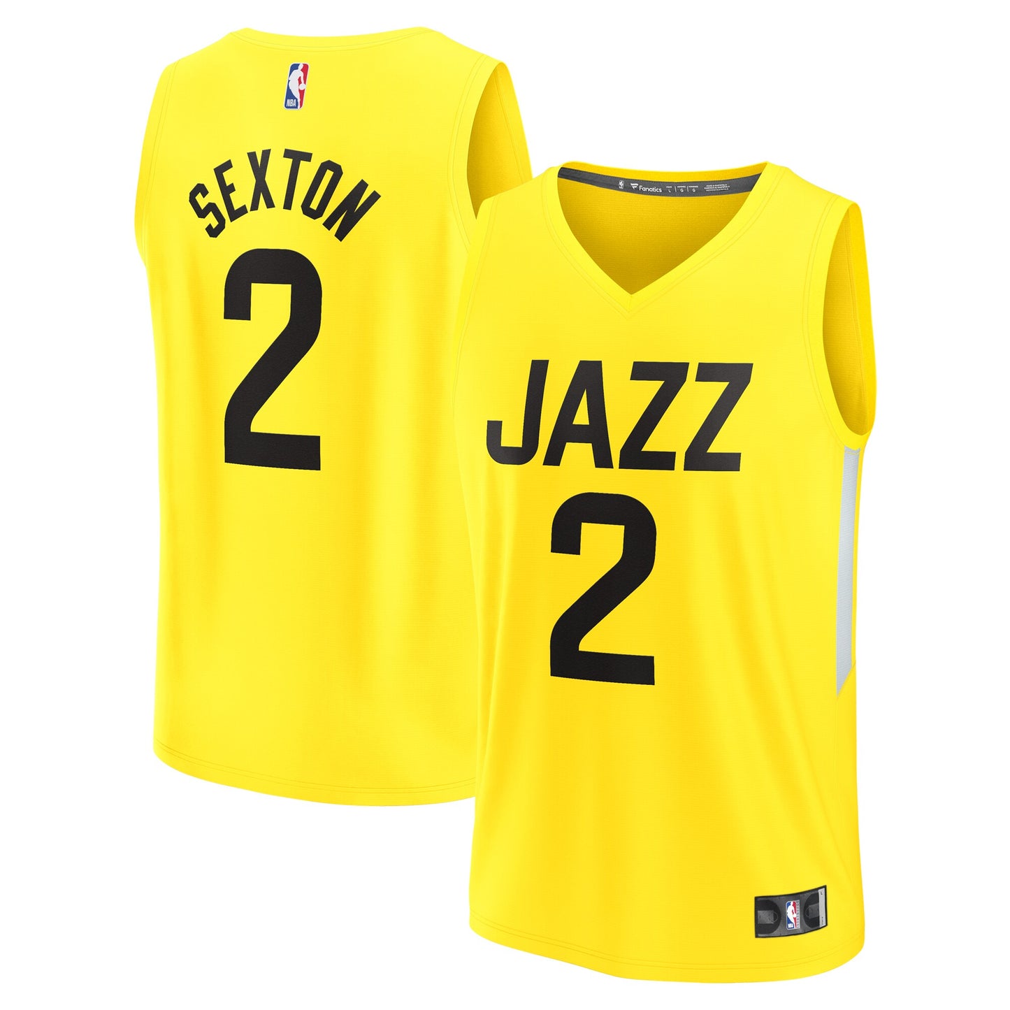 Collin Sexton Utah Jazz Fanatics Branded Youth Fast Break Player Jersey - Icon Edition - Yellow