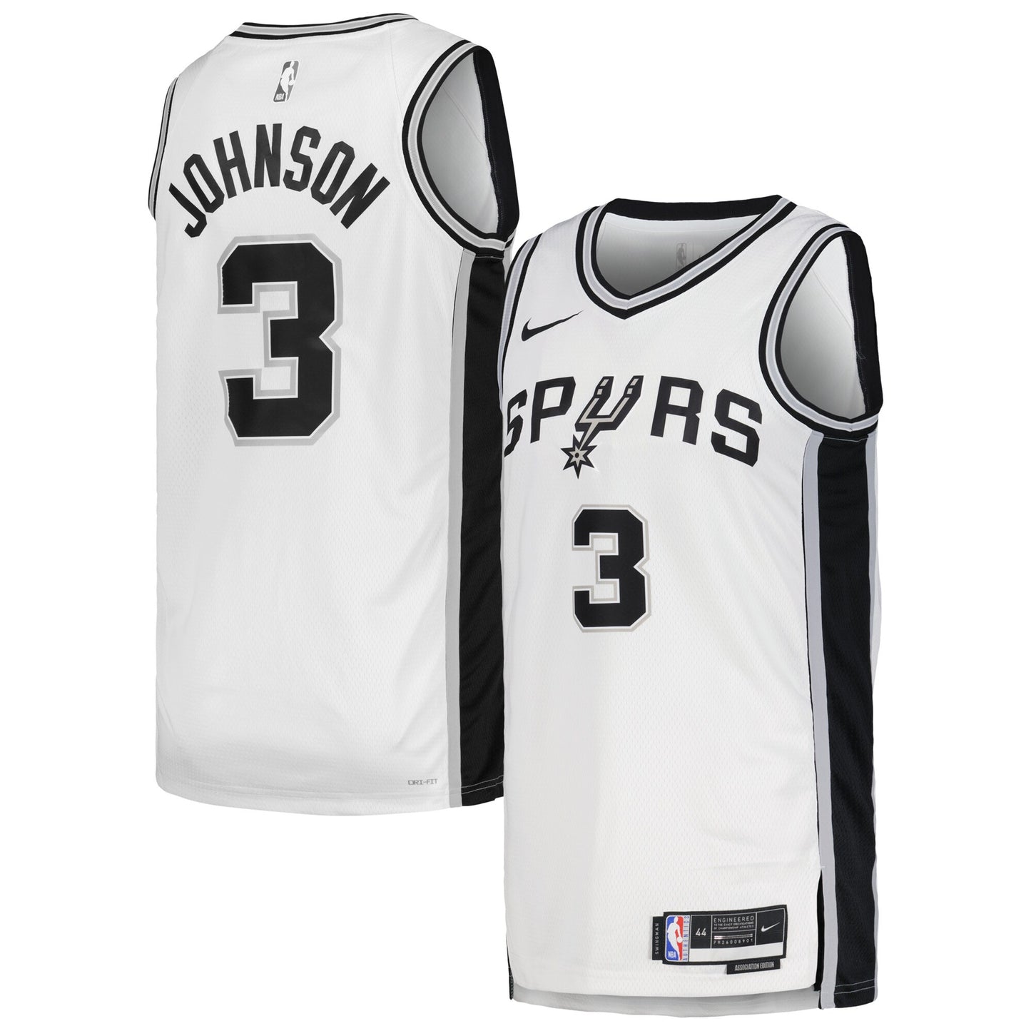 Keldon Johnson San Antonio Spurs Nike Unisex Swingman Jersey - Association Edition - White