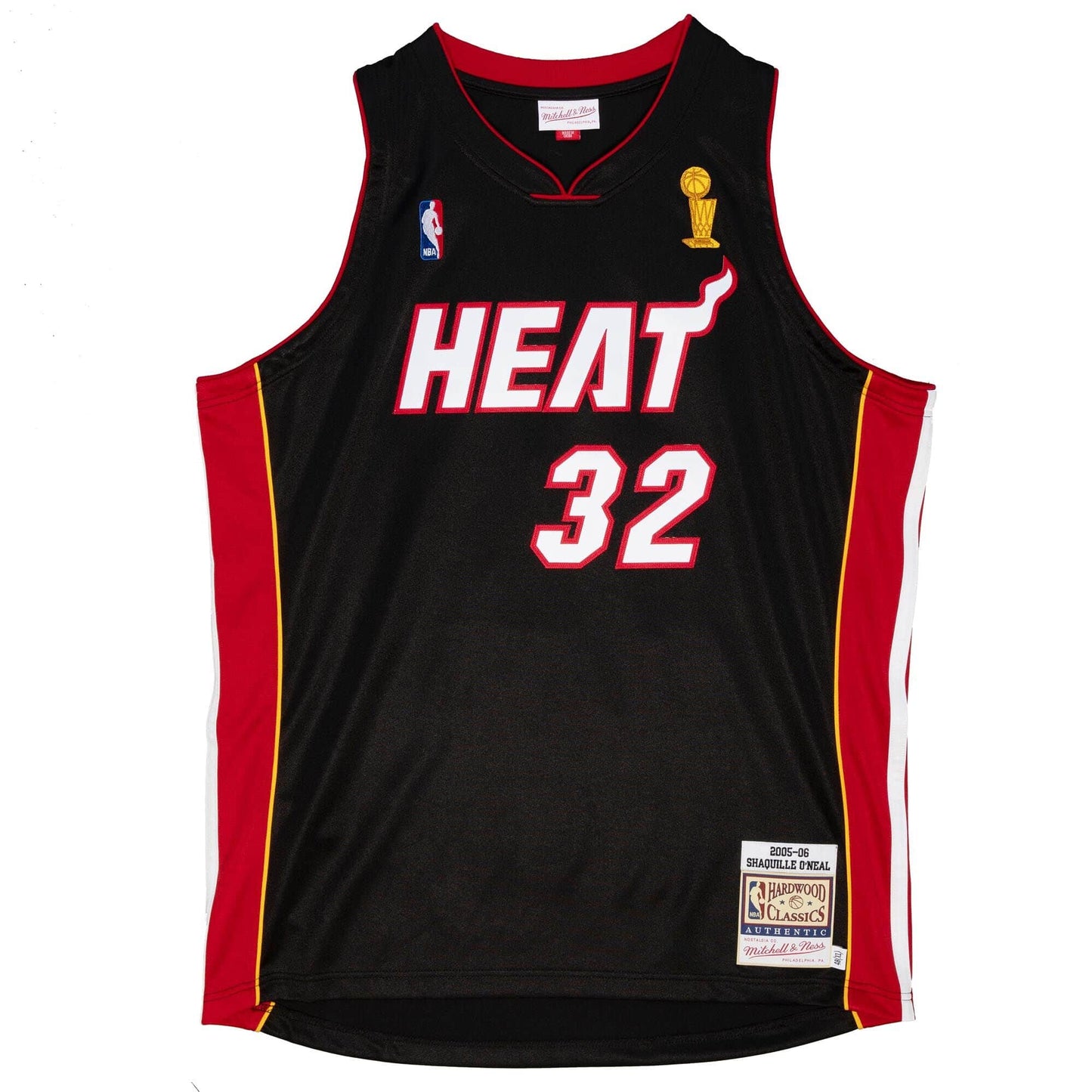 Authentic Shaquille O&#039;Neal Miami Heat Road 2005-06 Jersey