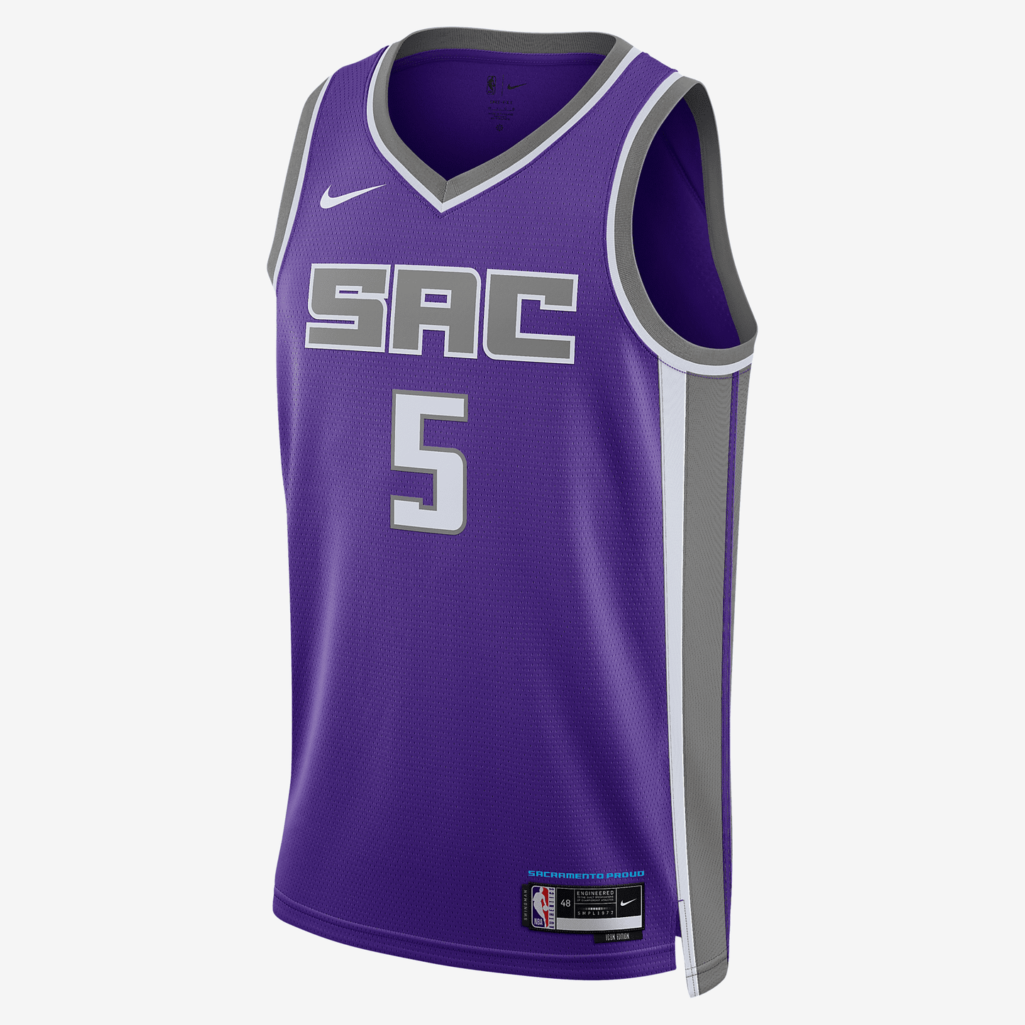 Sacramento Kings Icon Edition 2022/23 Nike Dri-FIT NBA Swingman Jersey - Field Purple