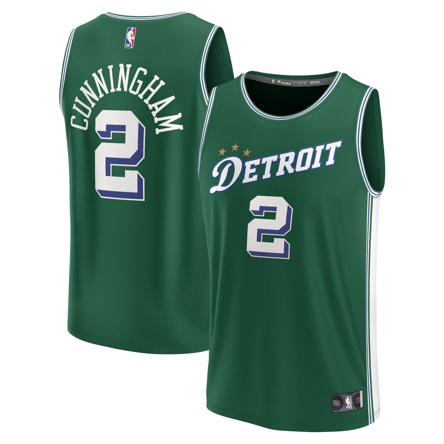Cade Cunningham Detroit Pistons Fanatics Branded 2022/23 Fastbreak Jersey - City Edition - Green