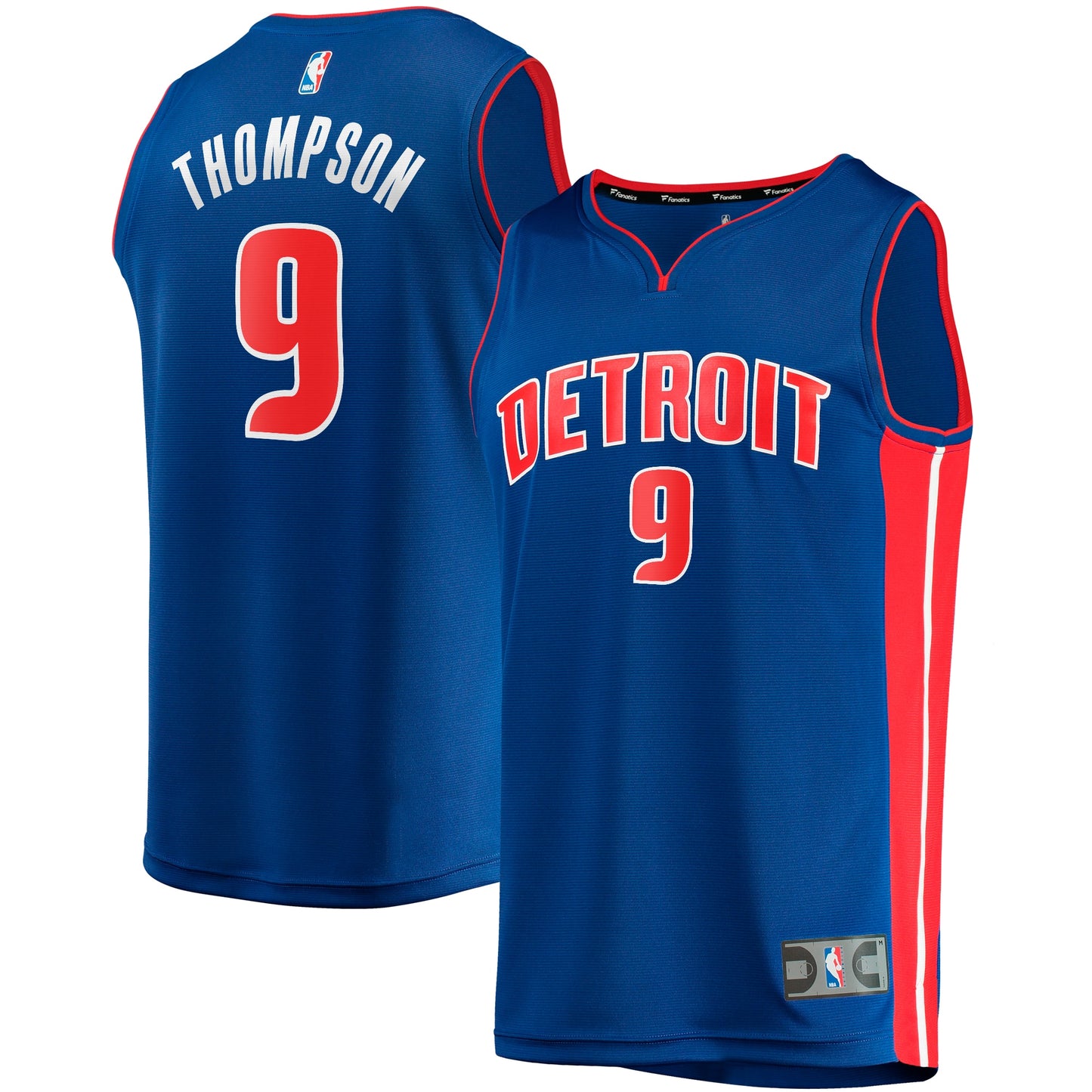 Ausar Thompson Detroit Pistons Fanatics Branded Youth 2023 NBA Draft First Round Pick Fast Break Replica Jersey - Icon Edition - Royal