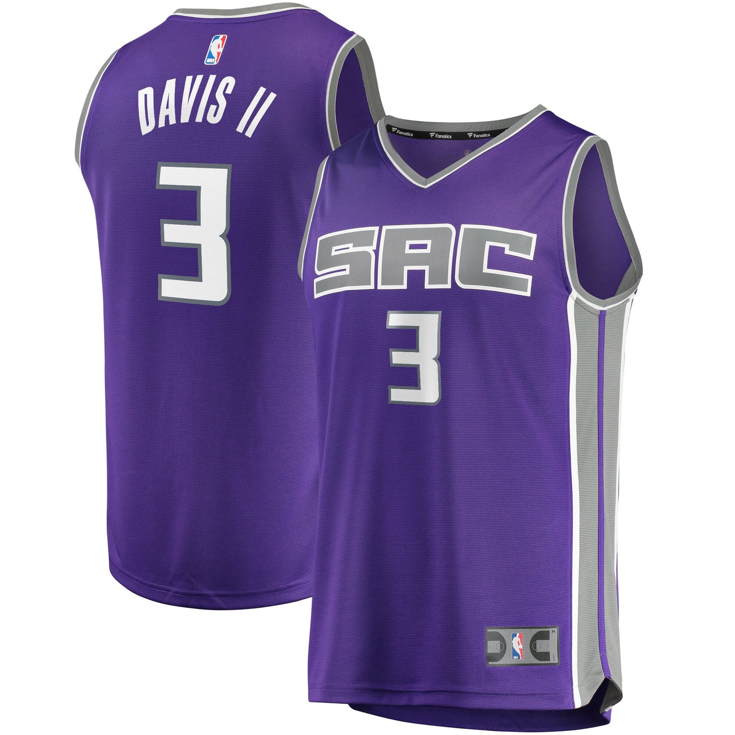 Terence Davis Sacramento Kings Fanatics Branded 2021/22 Fast Break Replica Jersey - Icon Edition - Purple