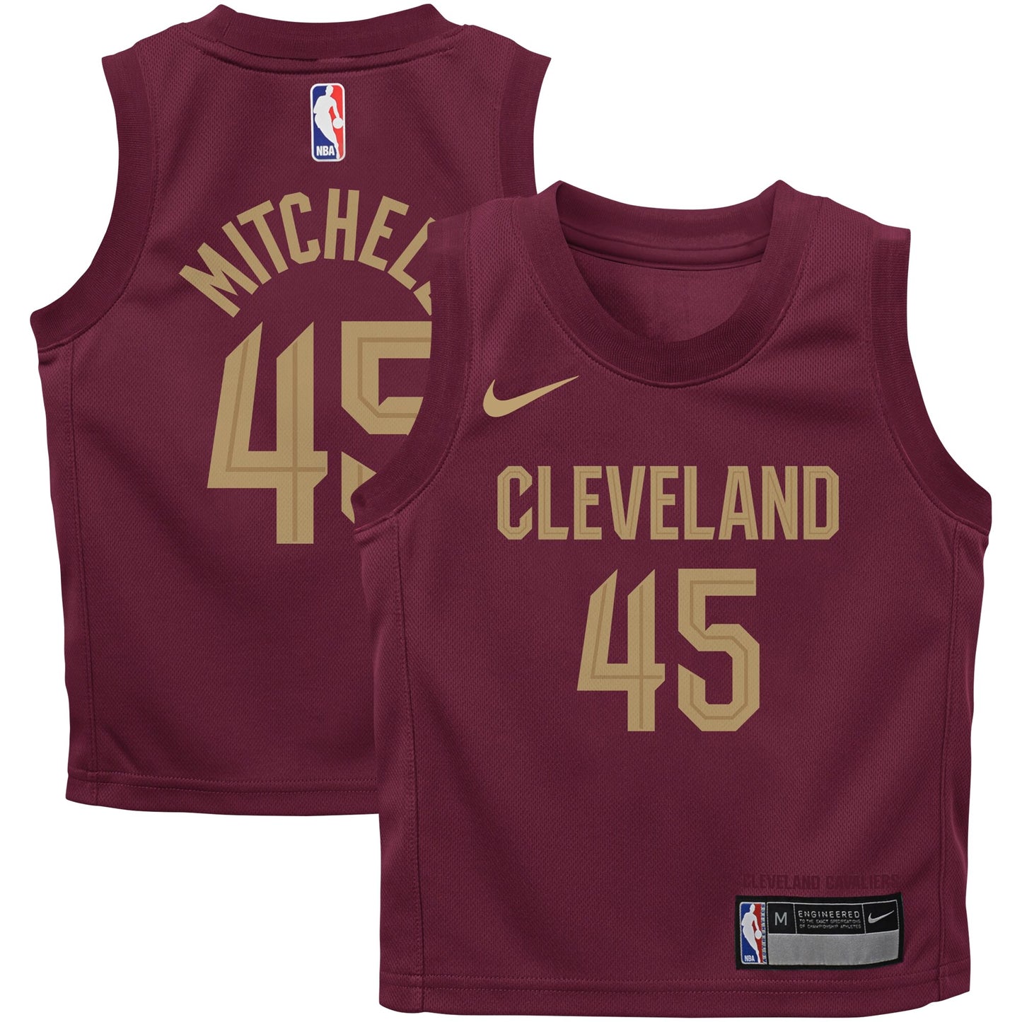 Donovan Mitchell Cleveland Cavaliers Nike Toddler Swingman Player Jersey - Icon Edition - Red