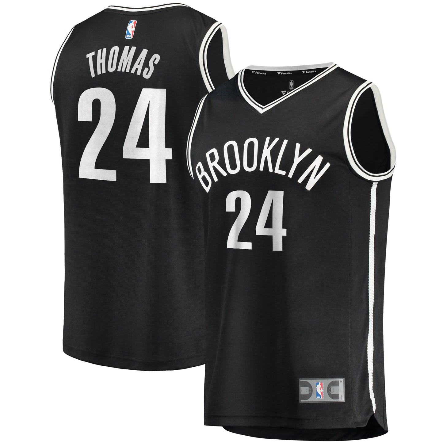 Cam Thomas Brooklyn Nets Fanatics Branded 2021/22 Fast Break Replica Jersey - Icon Edition - Black