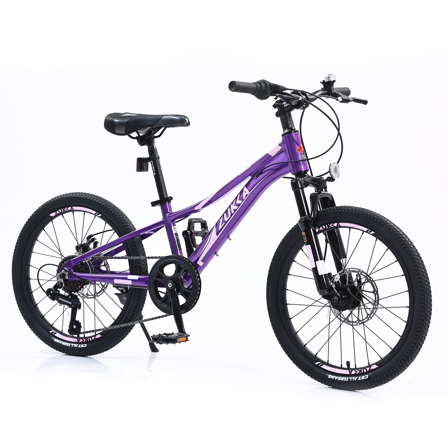 Meghna 20" Mountain Bike 7 Speed Aluminum Frame Bicycle in Blue for Kids Girls/Boy