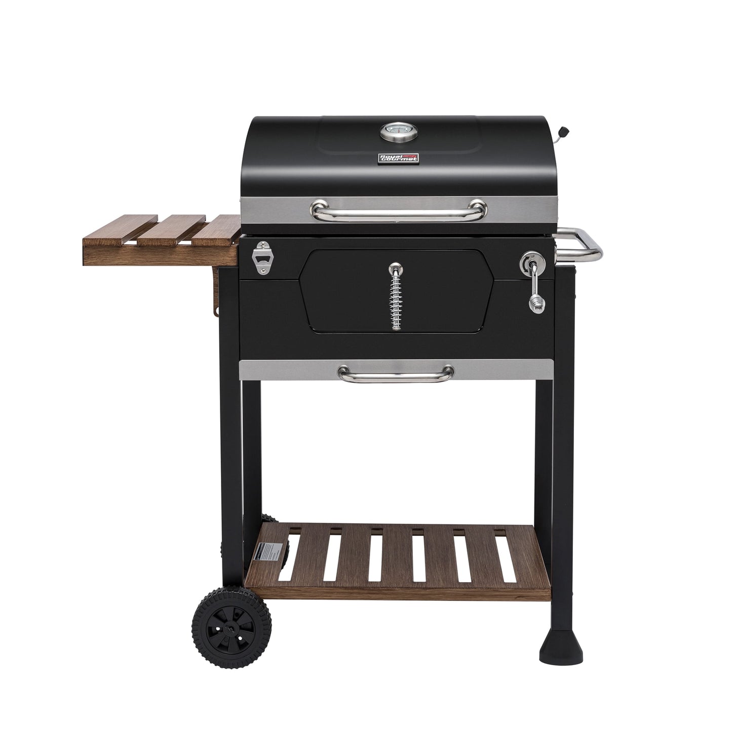 Royal Gourmet CD1824M 24" Charcoal Grill with Handle and Folding Table,