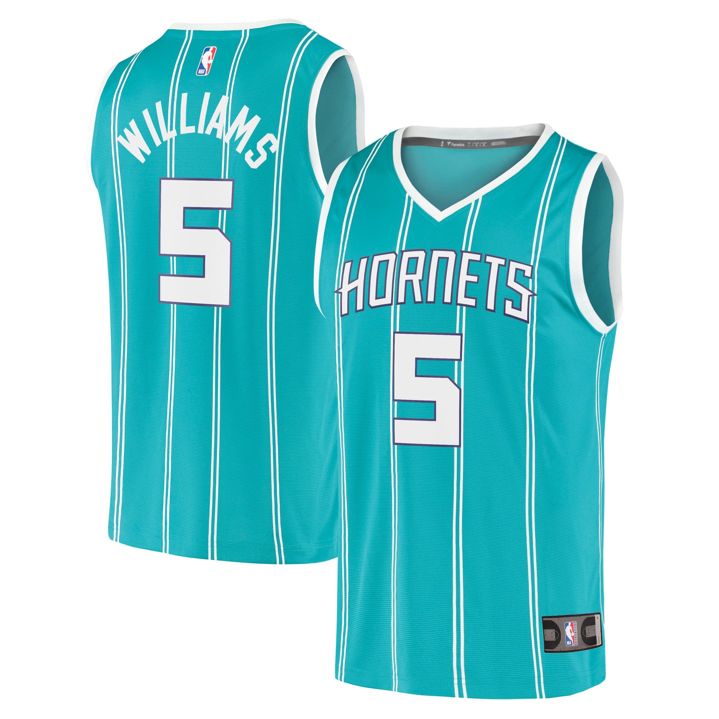 Mark Williams Charlotte Hornets Fanatics Branded 2022 NBA Draft First Round Pick Fast Break Replica Player Jersey - Icon Edition - Teal