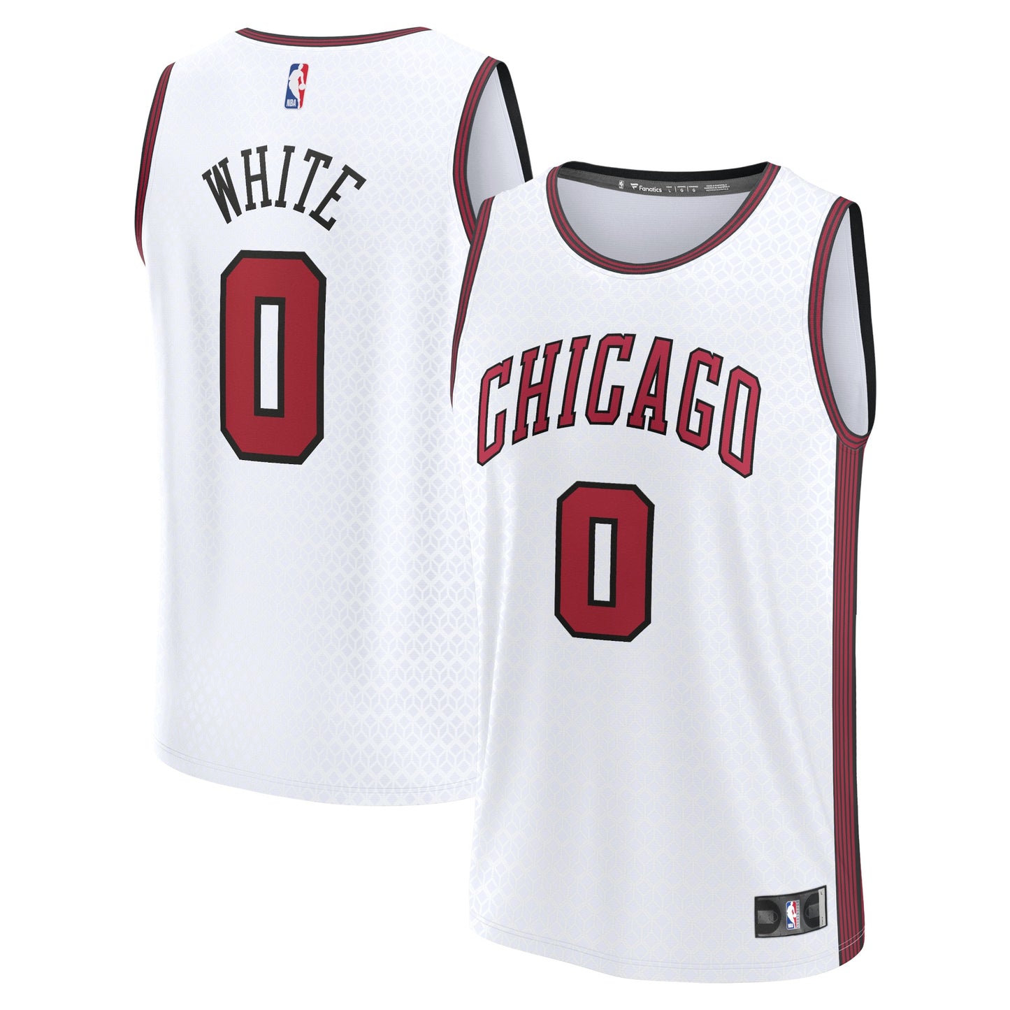 Coby White Chicago Bulls Fanatics Branded 2022/23 Fastbreak Jersey - City Edition - White