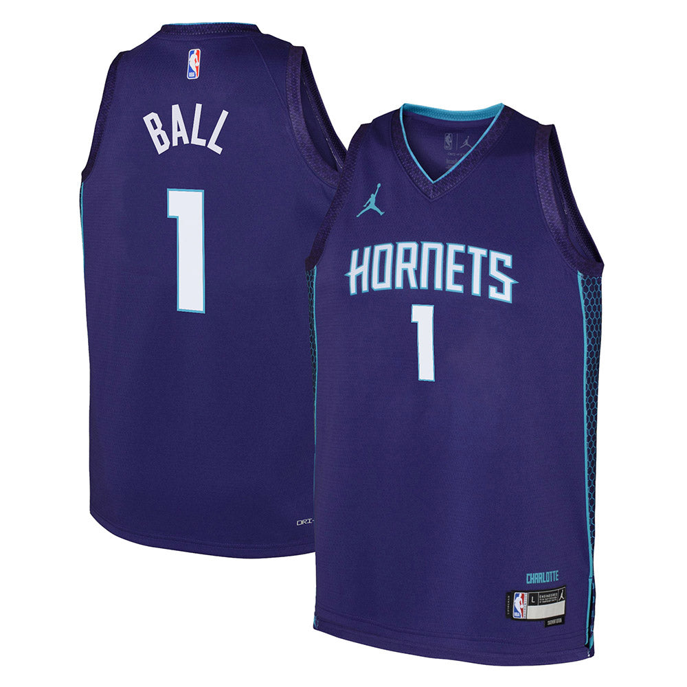 Youth Charlotte Hornets LaMelo Ball Statement Edition Jersey - Purple