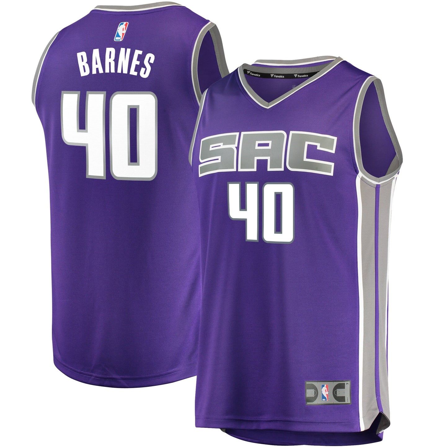 Harrison Barnes Sacramento Kings Fanatics Branded Fast Break Replica Jersey - Icon Edition - Purple