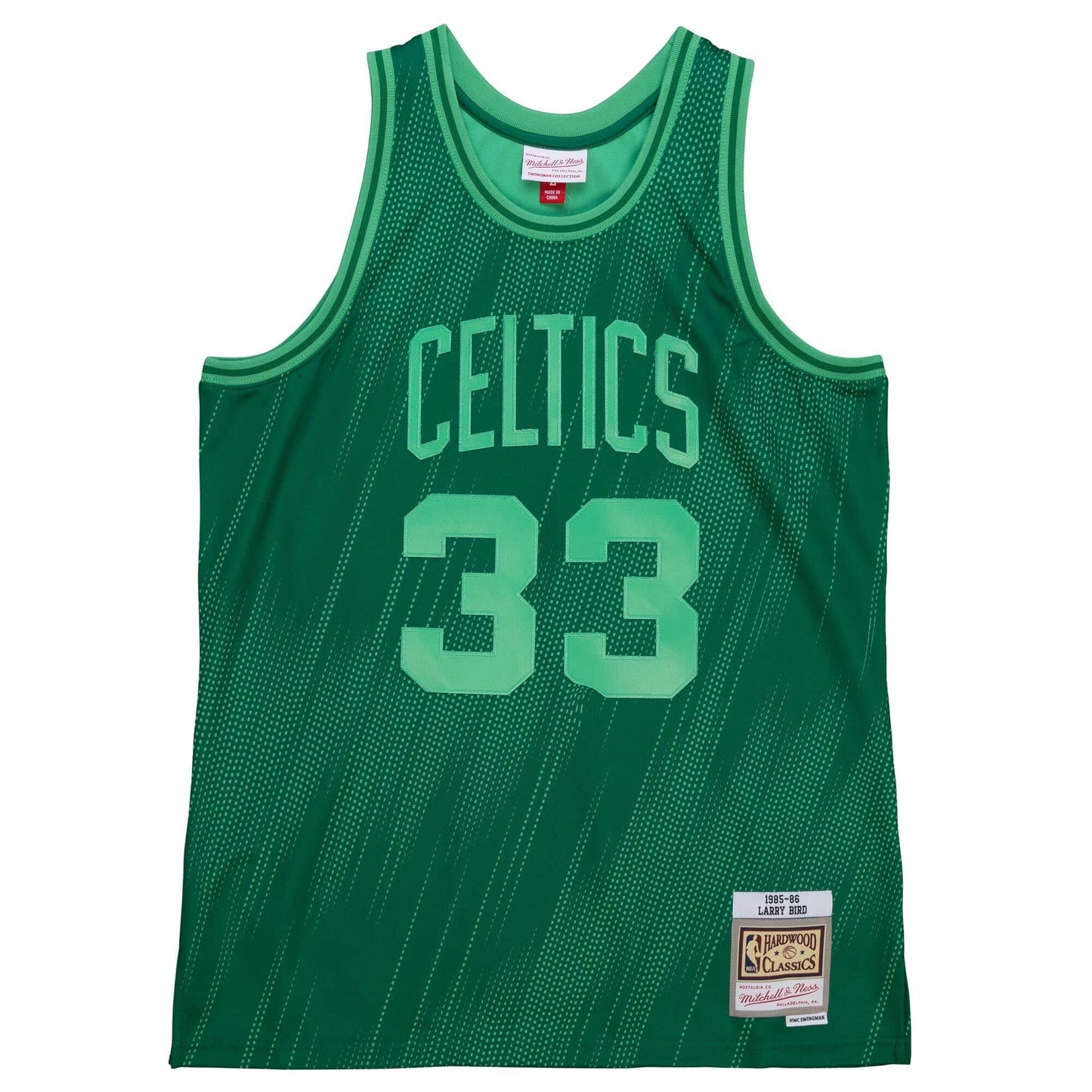 Monochrome Swingman Larry Bird Boston Celtics 1985-86 Jersey