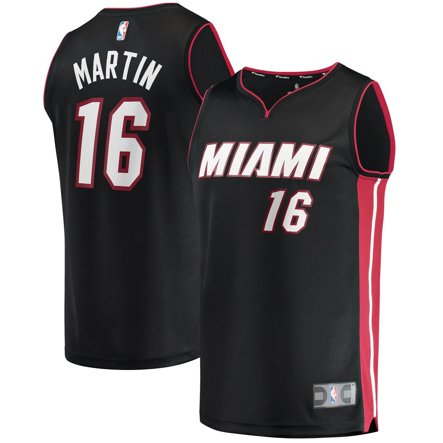 Caleb Martin Miami Heat Fanatics Branded 2021/22 Fast Break Replica Jersey - Icon Edition - Black